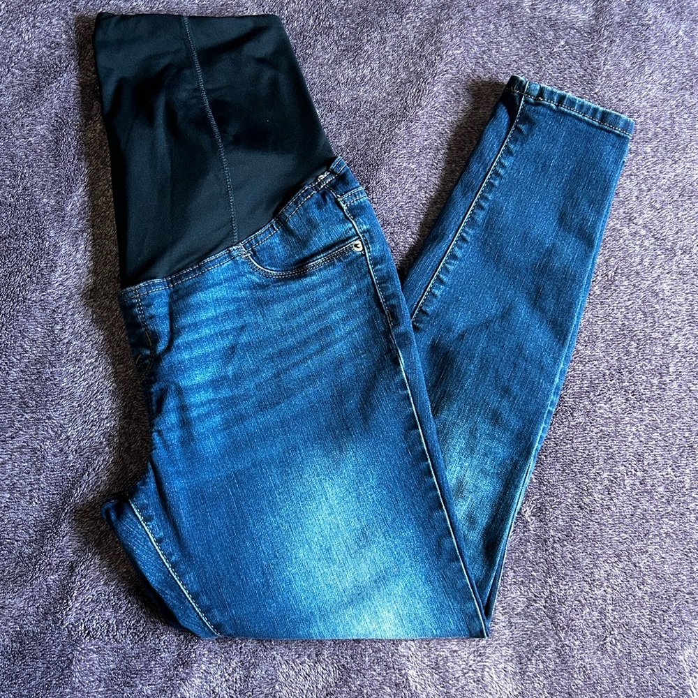 Isabel Maternity Blue Jeans- Skinny Leg